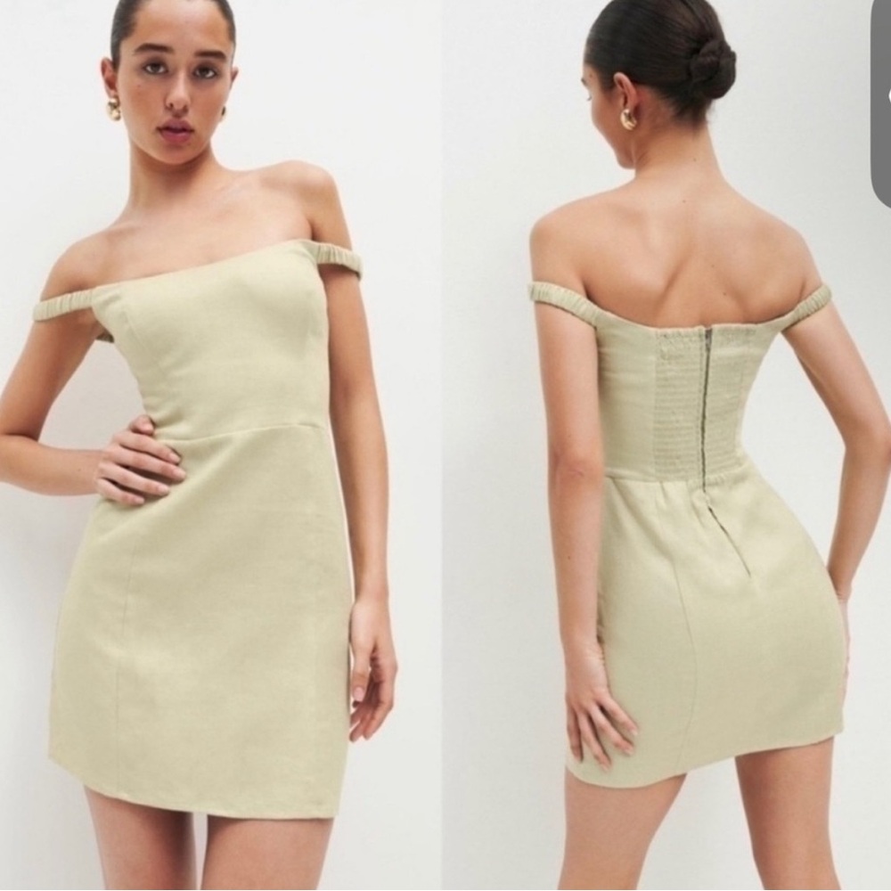 Reformation Linen Dress size 10